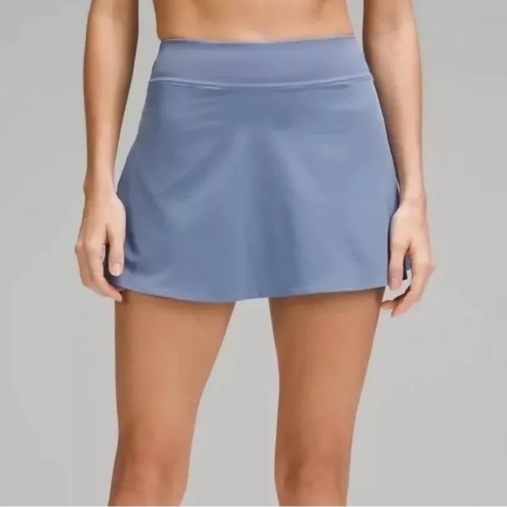 [lululemon] lightweight high-rise tennis skirt, oasis blue, sz 6
